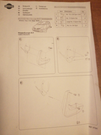 Spatlappenset achteras Nissan Almera Tino V10 KE788-BU086