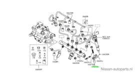 Clamb-injector K9K Nissan 17571-00QAA E11/ J10/ JJ10 Used part.