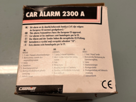 Alarm system ''Carpoint Car Alarm 2300A'' (20260808) New.