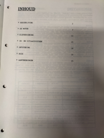 Product bulletin volume 24 '' Nissan CA-Motoren '' CA16DE,CA18DE en GA18DET B12 / N13/ S13 Introduktie mededeling. Gebruikt.