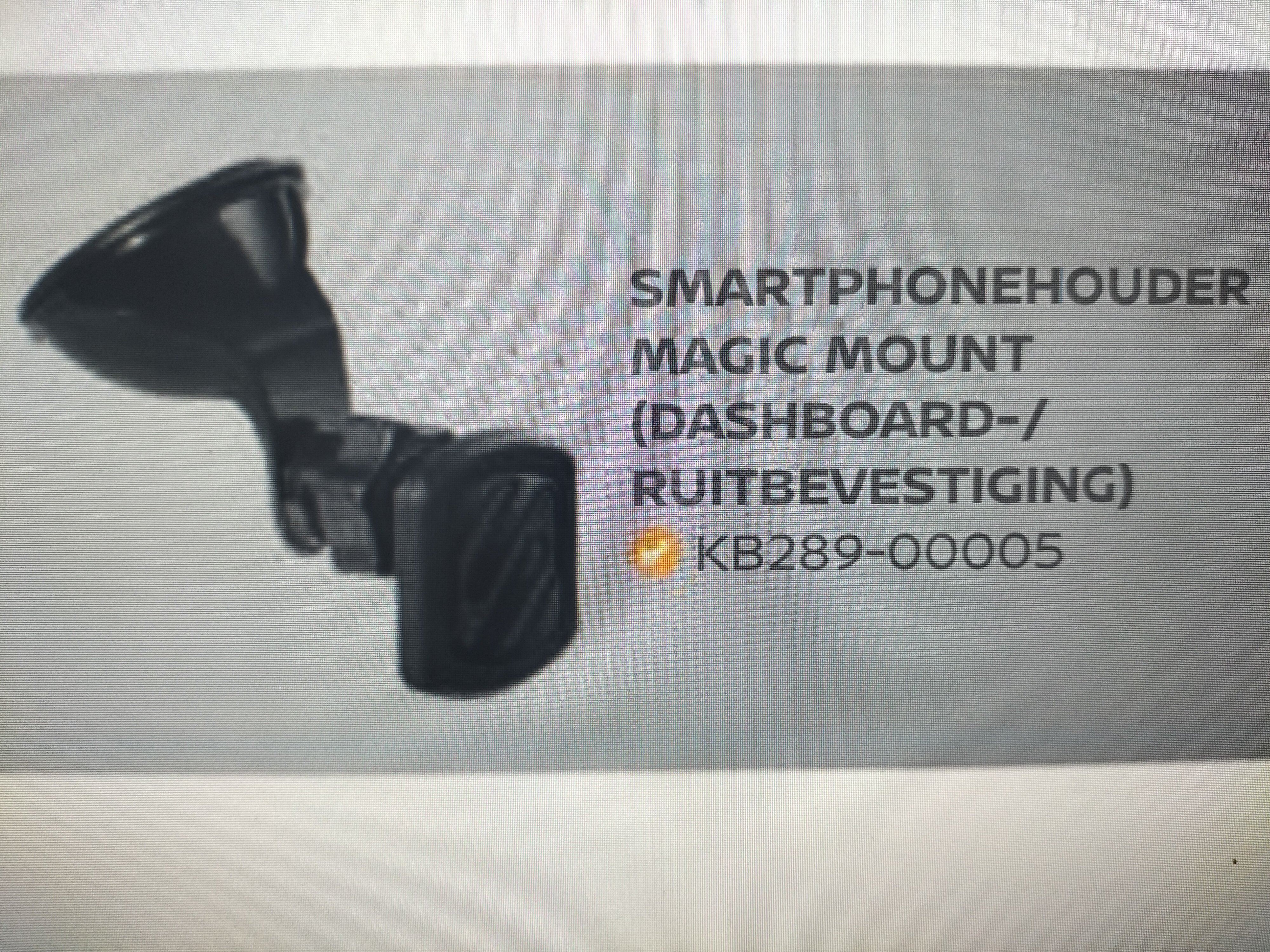 Smartphonehouder Magic Mount, dashboardbevestiging Nissan Micra K14 KB289-00005 Origineel.