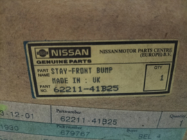Stay-front bumper, left-hand Nissan Micra K11 62211-41B25 Original.