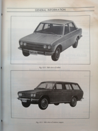 Service manual '' Model 510 series '' Datsun Bluebird 510 29131 (40130020)