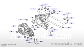 Oliekeerring uitgaande as Nissan 33216-7S11C D40/ R51 ( na modificatie ) Origineel