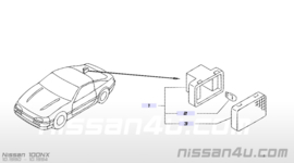 Room lamp assy luggage Nissan 26490-15F10 B12/ B13/ N13/ N14/ S13/ T12 Used part.
