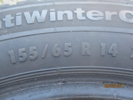 Buitenband 155/65R14 75T winterband Continental Wintercontact TS800