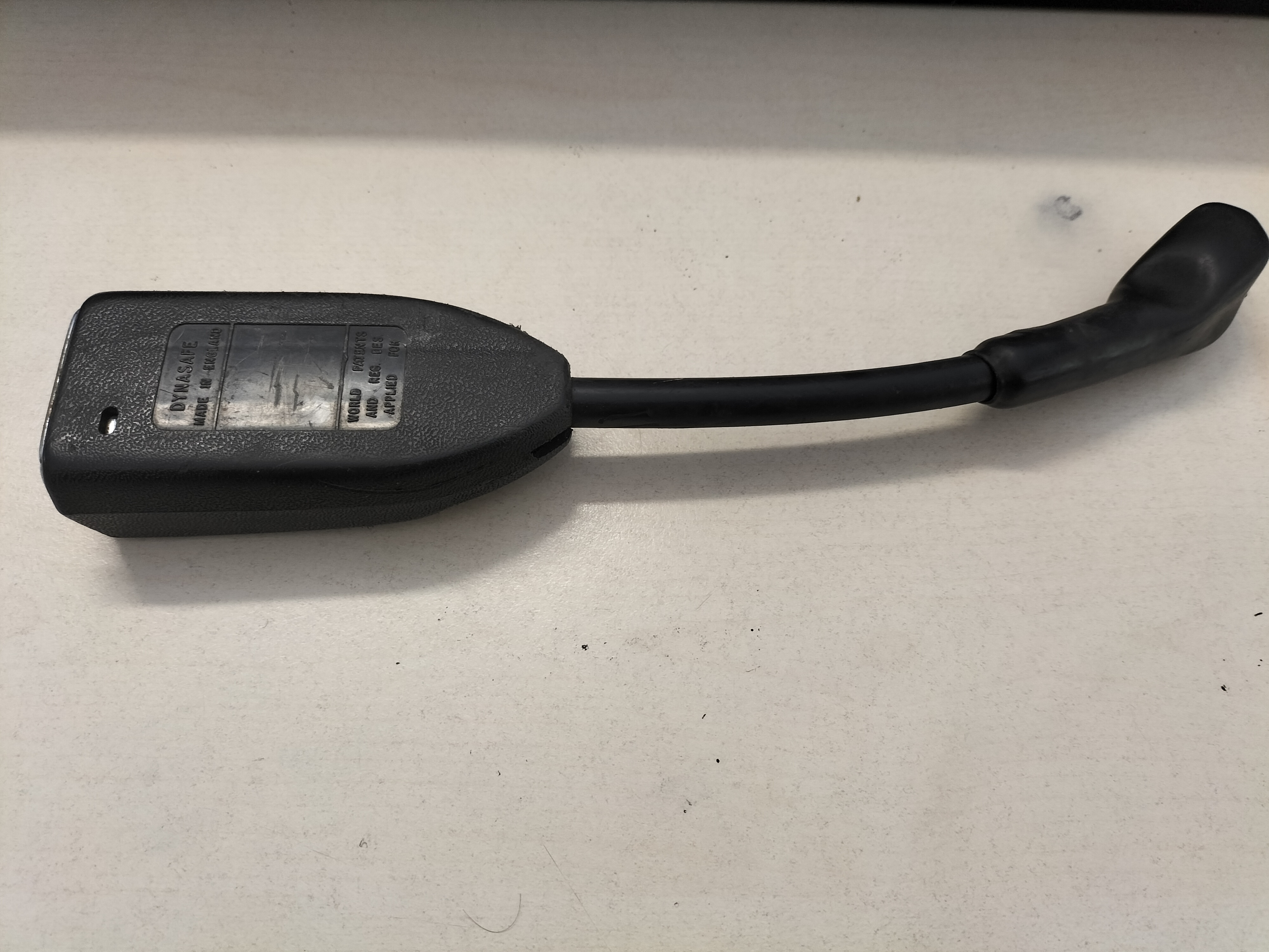 Belt front seat buckle, right-hand Datsun Cherry E10 86842-M0200 Used part.