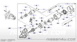 Startmotor SR20DE Nissan Primera P11/ WP11 23300-2F200 Gebruikt.