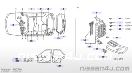 Interieurkabelboom Nissan Micra K11 24010-5F004
