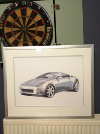 Poster in lijst Nissan 350Z