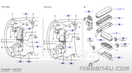 Massakabel Nissan Micra K11 24080-1F500