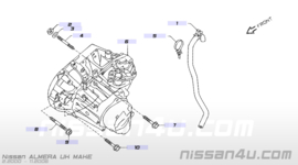 Lower bolt mounting gearbox K9K Nissan 32105-00Q0B (01416-00QAE)