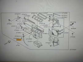 Kachelkabel Nissan Primera P11/ WP11 27161-3J400 gebruikt.