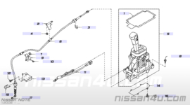 Automaatbakkabel Nissan Note E11 34935-9U10B