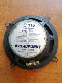 Speaker Blaupunkt IC 115 60W 25w 2-way system 7606115006 Used part.