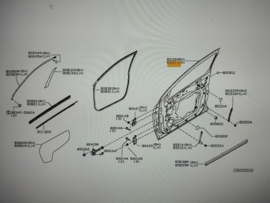 Door assy-front left-hand Nissan Qashqai J11 (RUS MADE) H0101-BM9MA Original.