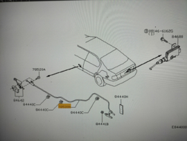 Cable gas filler opener Nissan Primera P11 - sedan 78822-2F900 Original.