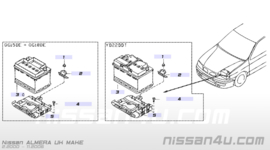 Montagebout accuplaat Nissan 08146-8162G