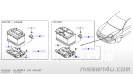 Bracket-battery Nissan 64860-5M420 N16/ P12/ V10