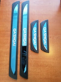 Blauwe instaplijsten Nissan Qashqai J11 KE967-*****