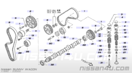 Belt-timing CD17 Nissan Sunny Wagon Y10 13028-59Y25 New.