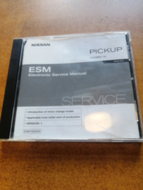 Electronic Service manual '' Model D22 series '' Nissan Pickup D22 SM3E00-1D22E0E Used part..