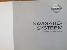 Instructieboekje'' Nissan navigatie-systeem 2002'' OM1D-NAVIE0E