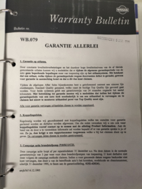 Warrenty bulletin (20250327) Used part.