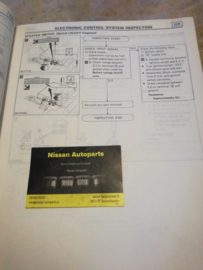 Service Manual ''Model D21 series Supplement-III'' Nissan Pickup D21 SM8E-D21SG1 Gebruikt.