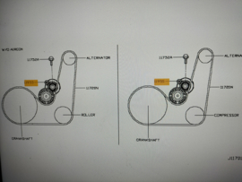 Tensioner assy-auto Nissan 11955-1KB2A C13/ J11 Original.