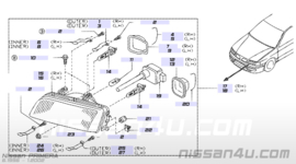 Koplamp links Nissan Primera P11 26060-2F925