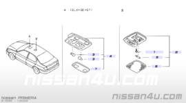 Interieurverlichting Nissan 26430-3J000 A32/ P11/WP11