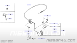 Gaskabel GA14DS/GA16DS Nissan 18201-59J02 B13/N14/Y10