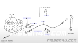 Beugel koppelingskabel Nissan B11/ K10/ K11/ N12 30676-01A00