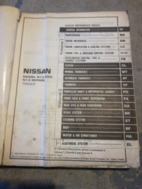 Service manual '' model B13 and N14 series Volume 2 '' Nissan 100NX B13 / Nissan Sunny N14  SM1E-2N4BG0 Gebruikt.
