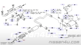 Montagesteun voorpijp Nissan Maxima A32 20722-41U00 Origineel.