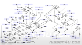 Middendemper Nissan Primera Wagon W10 2.0 20030-82N11
