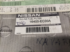 Cartridge fuel filter Nissan 16400-EC00A Original