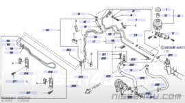 Retourslang stuuroliereservoir Nissan Micra K11 49725-4F100