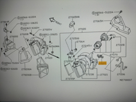 Kachelweerstand Nissan 27150-5T000 C23/ F23/ Y10 Origineel.