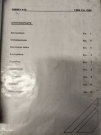Onderdelen prijslijst / Service beurten / Meest voorkomende reparaties. Used part.