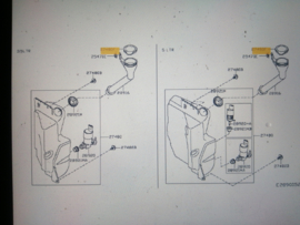 Dop ruitensproeierreservoir Nissan Qashqai J11 28913-4EA0A Origineel.