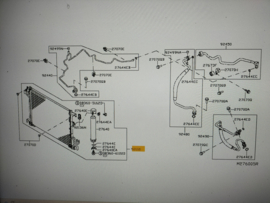 Aircocondensor Nissan 92100-BA61B C13/ F15 Origineel.