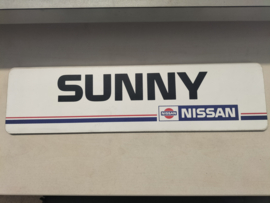 Show room plate Nissan Sunny 20250518 Used part.