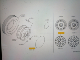Sierdop 15 inch Nissan Micra K12 40315-AX700 Origineel.