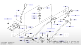 Rod control SR20DE Nissan 34103-53J00 B13/ N14/ N15/ P10