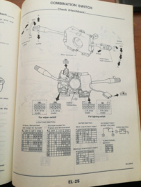 Service manual '' Model N12 series Supplement II'' Nissan Cherry N12 SM4E-N12SG0 Used part.