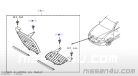 Grillerooster rechts Nissan Almera N16 62322-BM400 (62310-BM425)