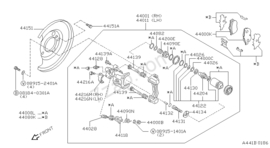 Remklauwrevisieset achteras 44120-0M825