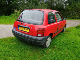 Nissan Micra K11 CG10DE rood 1993, Nieuw binnen sinds 7-10-2023